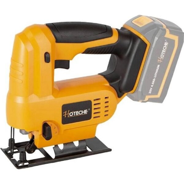 Advantages and features of the cordless reciprocating saw Basic information Cordless reciprocating saw (reciprocating saw) from the Hoteche brand powered by a 20 V battery