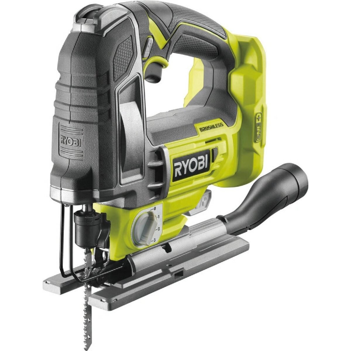 The powerful RYOBI R18JS7-0 18V cordless cordless reciprocating saw offers the perfect solution for all craftsmen and do-it-yourselfers who are looking for a helper when working in the workshop.