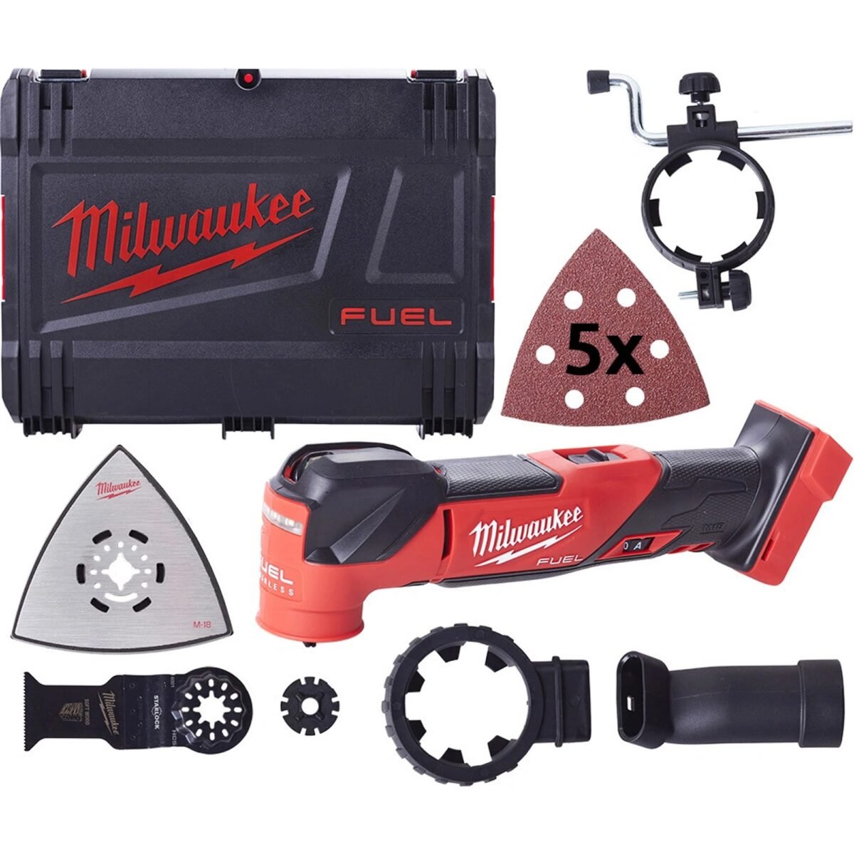 MILWAUKEE M18 FMT-0X Cordless multi-tool, oscillating sander 18V (without battery) - 4933478491 Description
