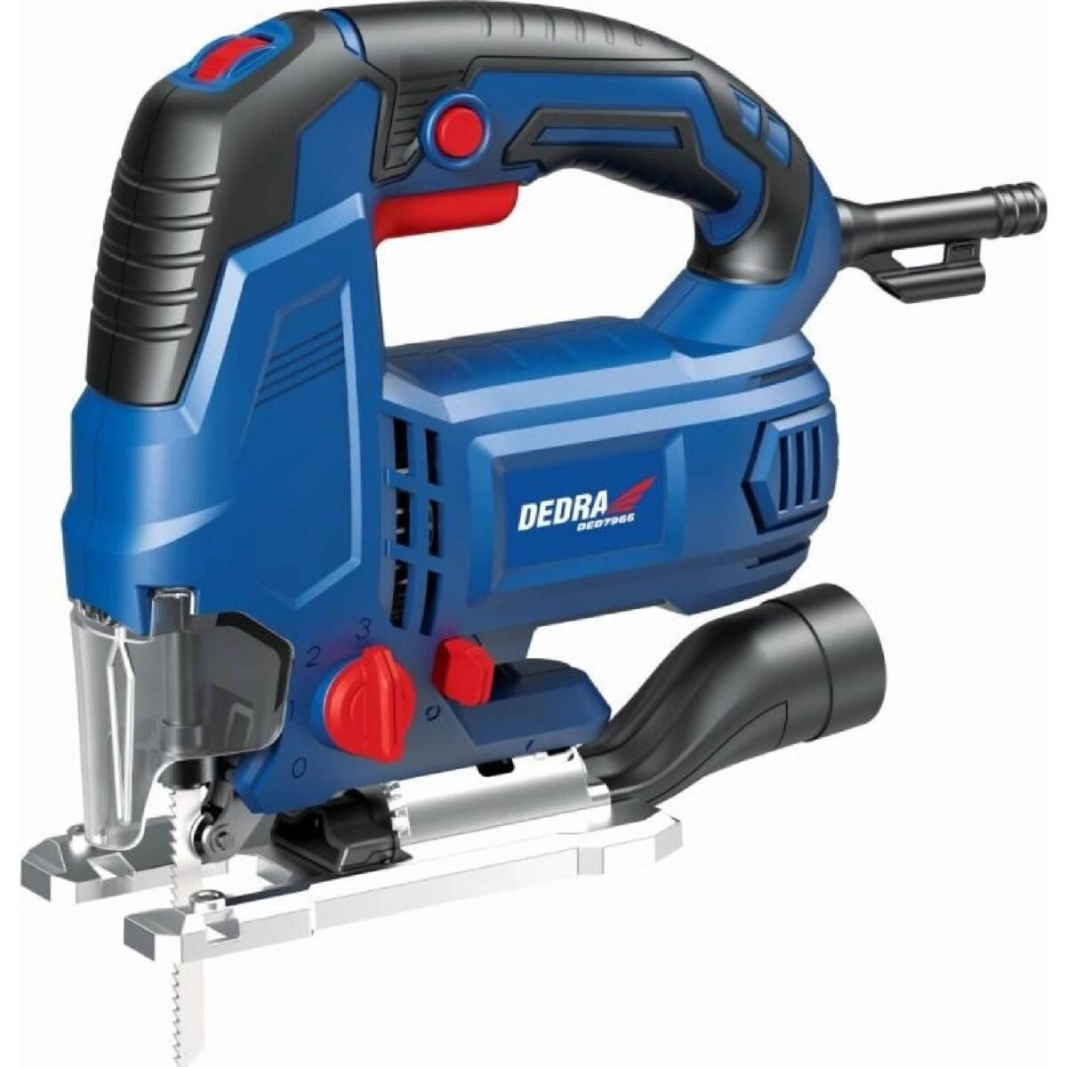 The DED7966 reciprocating saw is a tool designed for cutting various materials.