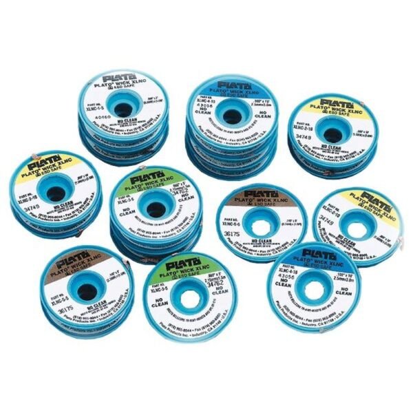 ESD Desoldering wire NO CLEAN, blue, width 2.5mm, length 30.5m