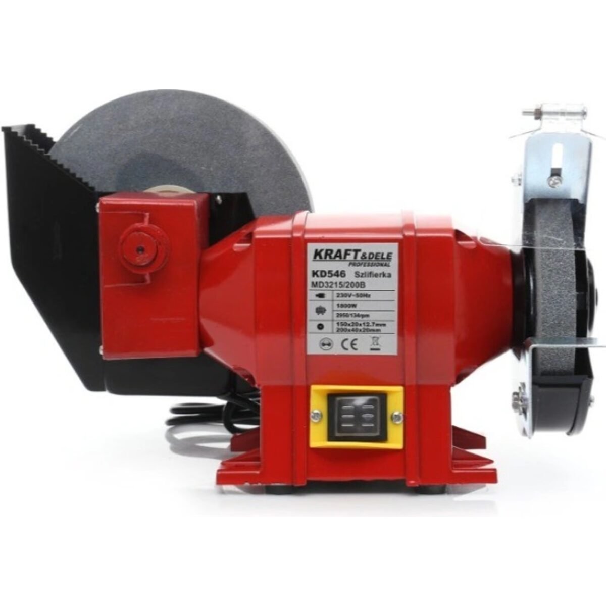 Kraft&Dele two-disc sander 1800W KD546-Z The Kraft&Dele table sander marked KD546-Z is a professional tool with a power of 1,800 W.