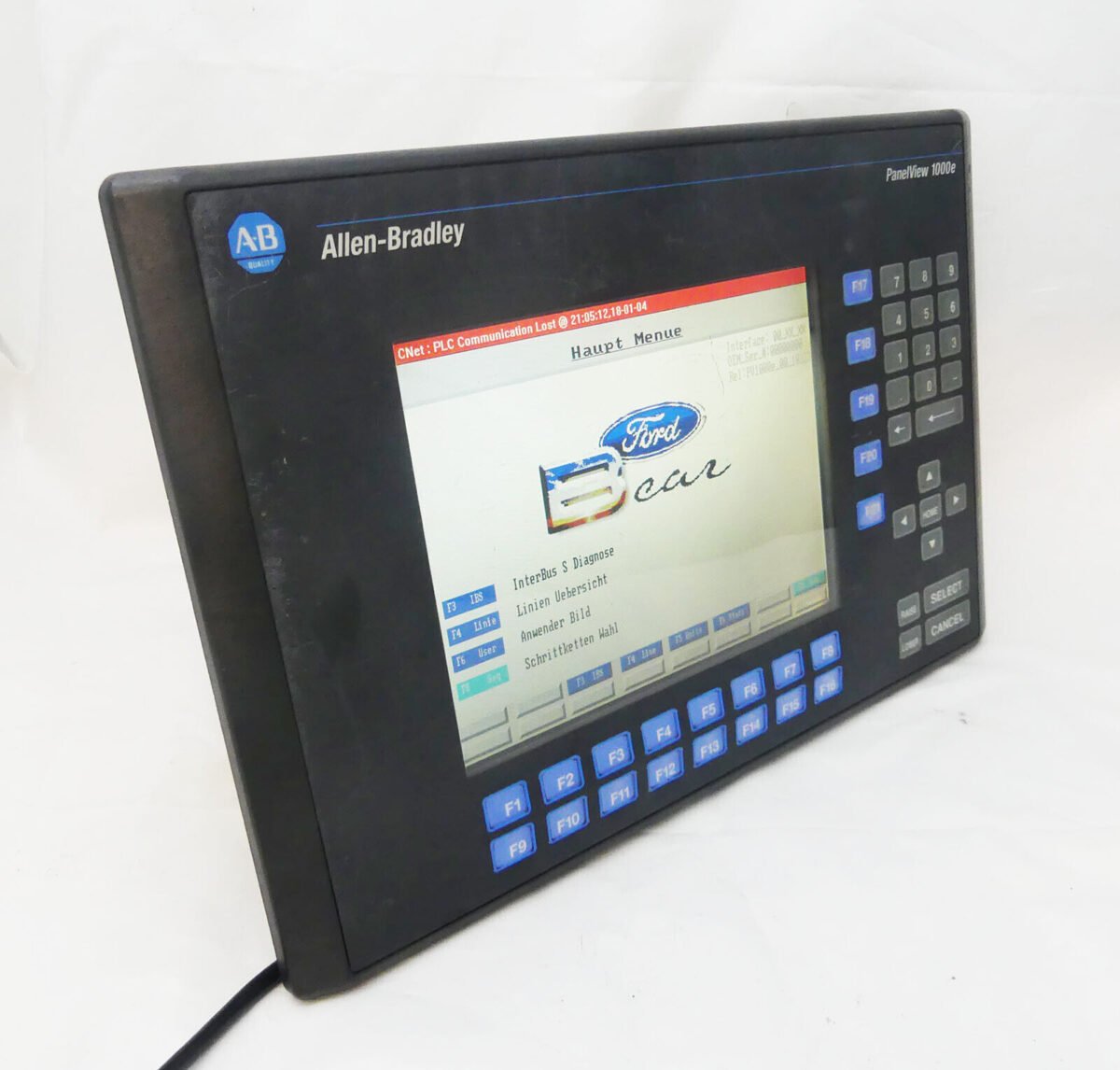 Allen-Bradley 2711E-K10C15 PanelView 1000e Operator Panel /with scratches -used- - Image 1