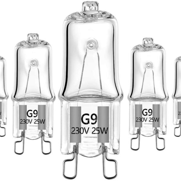 Specail G9 Microwave Oven Cooker Oven Halogen Bulb 230V 25W Halogen Bulb (Pack of 5)