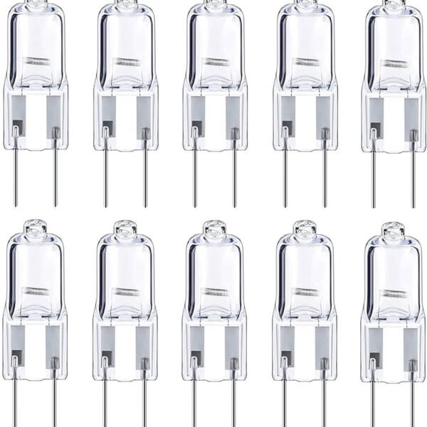 Electric Light Bulb Halogen Capsule Lamp 50W 12V Ref GY6.35 [Pack 2] [Energy Class G]