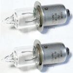 Narva 2 Pack Halogen HS3 Miniature Bulbs 6V/2.4W/0.4A/PX 13.5s